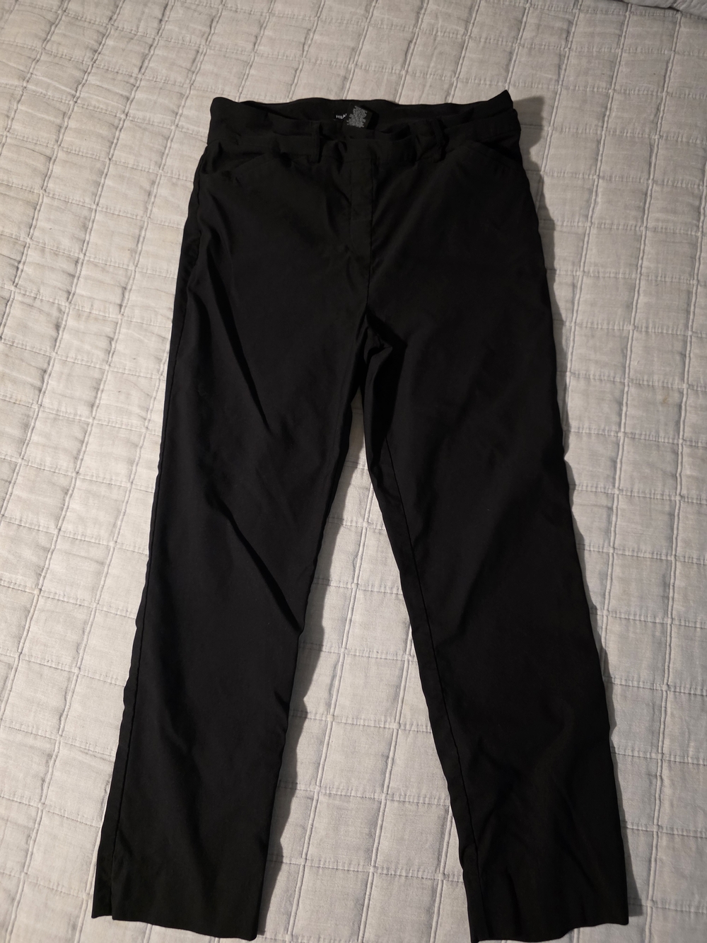 Hilary Radley Black Men's Dress Pants - Straight Leg